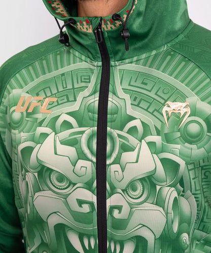 MEN'S NOCHE UFC 2.0 BY VENUM GREEN AUTHENTIC FIGHT NIGHT WALKOUT HOODIE