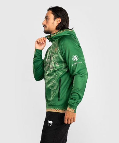 MEN'S NOCHE UFC 2.0 BY VENUM GREEN AUTHENTIC FIGHT NIGHT WALKOUT HOODIE